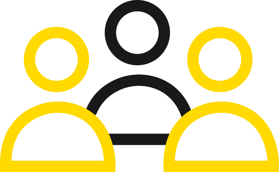 Icon Mitarbeiter: 3 Personen
